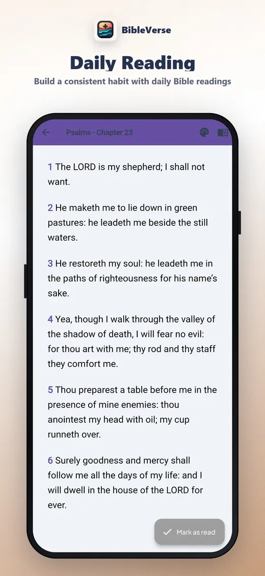 BibleVerse — pantalla 2